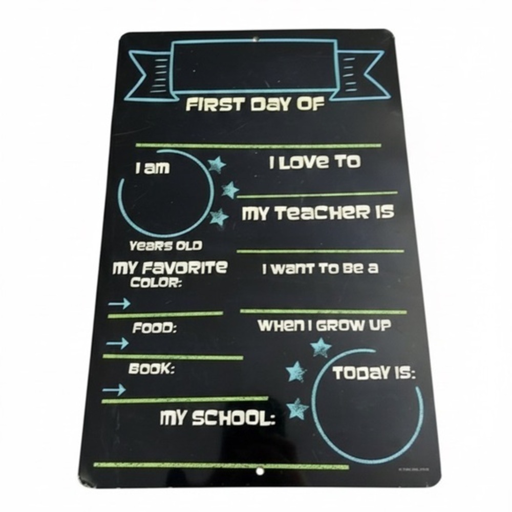 First day of school sign